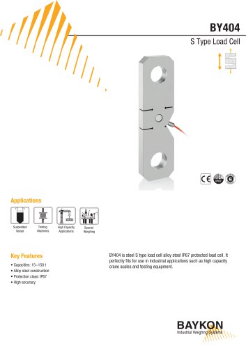 Baykon BY404 S Type Load Cell