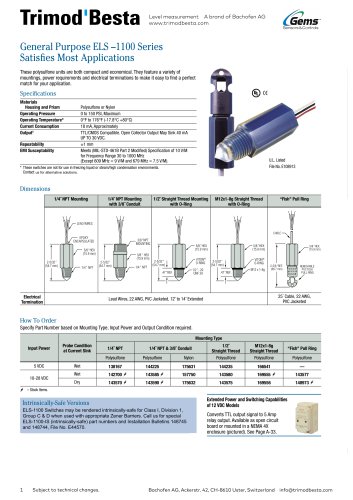 Data Sheet ELS-1100