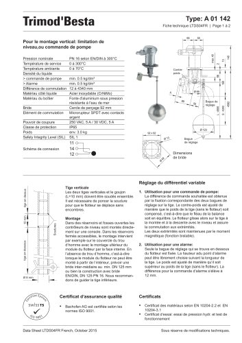 Fiche technique A 01 142