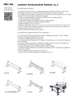 MACHINE MANUELLE DE DÉPOSE DE TISSU, DÉROULEUR MANUEL DE TISSU, ÉTALEUSE MANUELLE UL-3