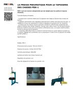 LA PRESSE PNEUMATIQUE POUR LE TAPISSERIE DES CHAISES PDK-1-1