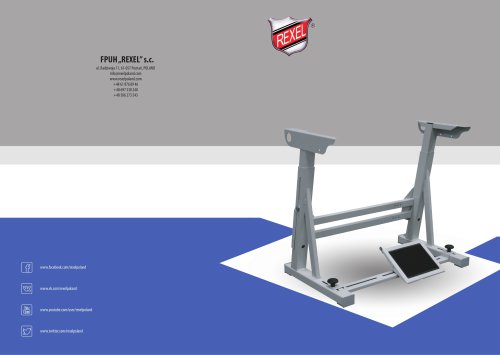 REXEL 2023: Industrial sewing machine stands