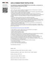 SCIE A RUBAN POUR TEXTILE R750