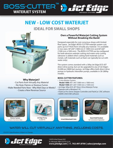 BOSS-CUTTER Waterjet