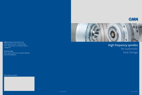 HIGH FREQUENCY SPINDLES FOR AUTOMATIC TOOL CHANGE