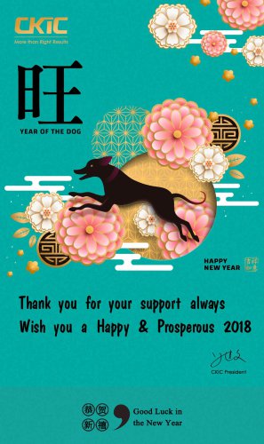 Wish you have a Happy New Year 2018!