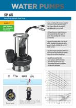 SP65 TRASH WATER PUMP HYDRAULIC - English