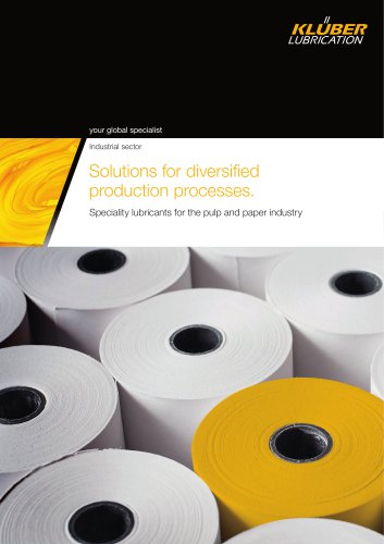 Paper industry - Solutions for diversified production processes