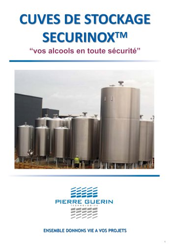 CUVES DE STOCKAGE SECURINOX