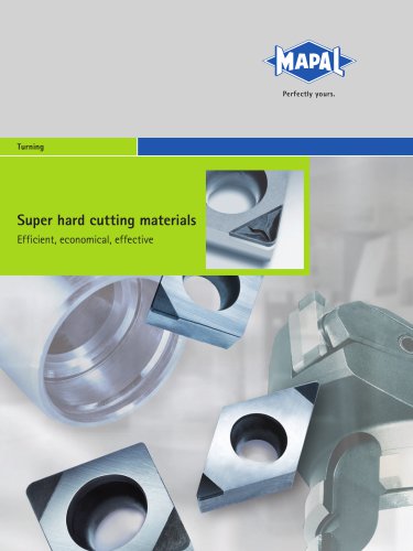 MAPAL Super hard cutting materials