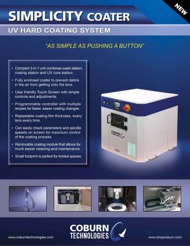 Simplicity UV Coating System