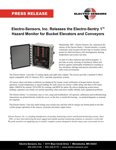 Electro-Sentry 1 Hazard Monitor