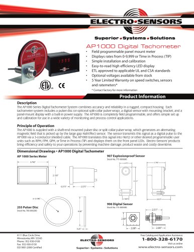 Tachometers - AP1000 