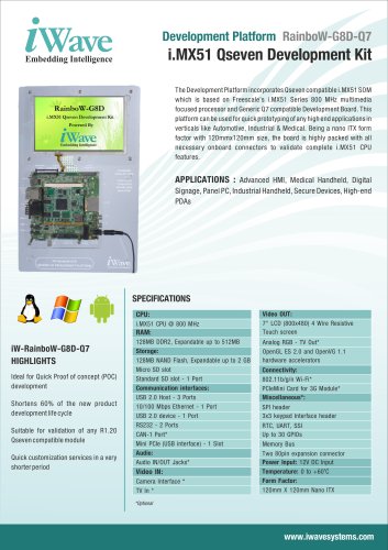 i.MX51 Qseven development kit