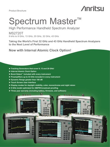 Spectrum Master MS2720T