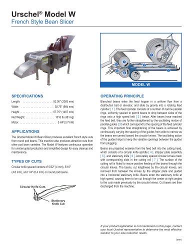 Urschel® Model W