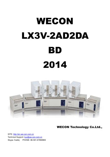 WECON PLC Extend Module Board LX3V-2AD2DA-BD