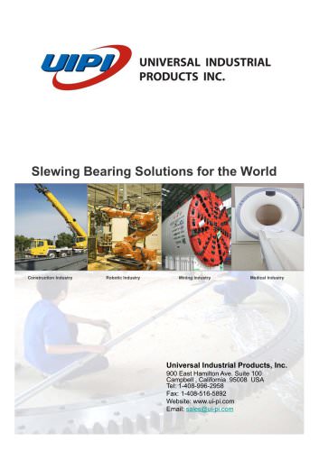 UIPI Slewing Bearing Presentation