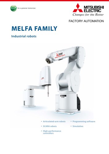 Product catalogue industrial robots