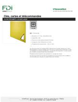 CLE DE PROXIMITE 13.56 MHZ JAUNE - 1