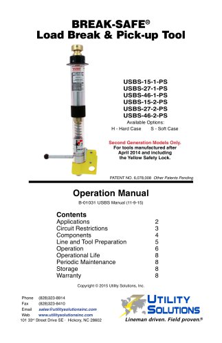 BREAK-SAFE® Load Break & Pick-up Tool