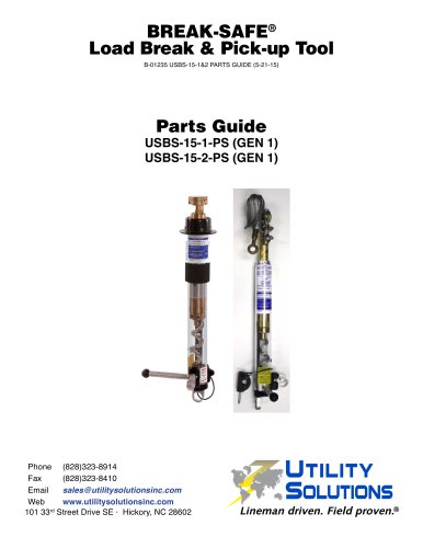 BREAK-SAFE® Load Break & Pick-up Tool Parts Guide