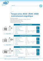 Pompes M250-M290-M400 - 2