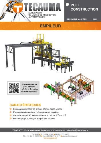 C002 Empileur pour briques