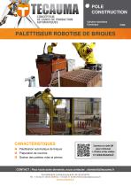 C009 Robot de palettisation de briques