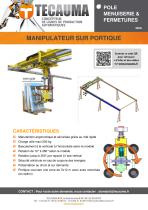 M006 Manipulateur suspendu sur portique pour vitrage - 1