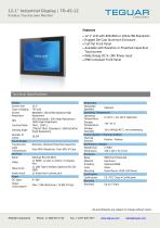 12.1" INDUSTRIAL DISPLAY | TD-45-12