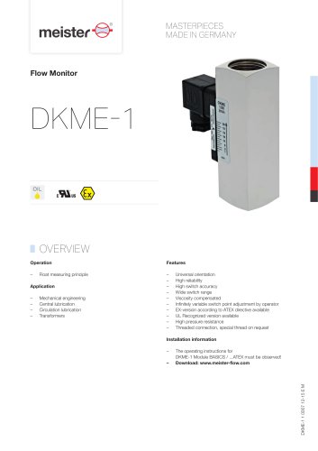 Flow Monitor DKME-1