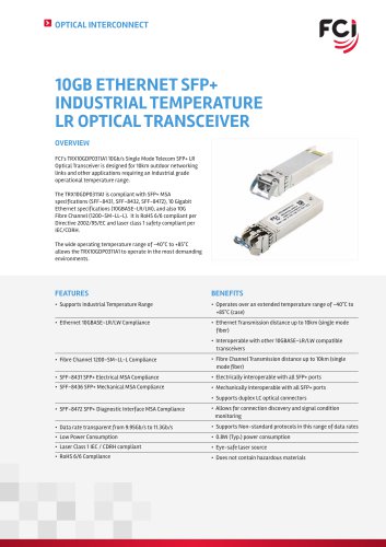 10GB ETHERNET SFP+