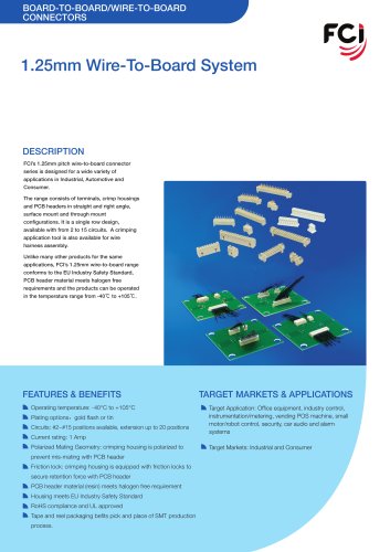 1.25mm Wire-To-Board System