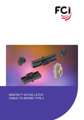 Minitek Active Latch Housing