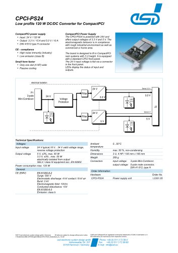 Data Sheet CPCI-PS24