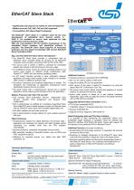Data Sheet EtherCAT Slave Stack