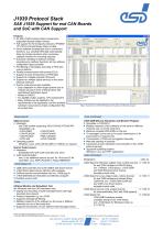 Data Sheet J1939 Stack