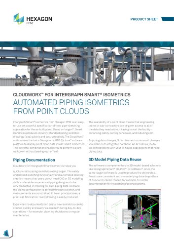 CLOUDWORX™ FOR INTERGRAPH SMART® ISOMETRICS