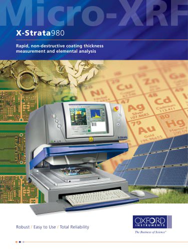 Coating thickness measurement with the X-Strata980