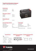 HJ-S75D31L - Auxiliary, Backup & GS Yuasa HJ Series