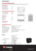 Yuasa DCB105-6(DT) 6 V 225 Ah Batterie GS Yuasa spécification professionnelle à cycle profond-2