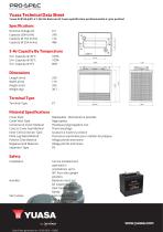 Yuasa DCB125-6(ET) 6 V 240 Ah Batterie GS Yuasa spécification professionnelle à cycle profond-2