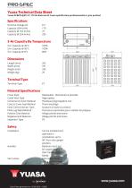 Yuasa DCB875-8(ET) 8 V 170 Ah Batterie GS Yuasa spécification professionnelle à cycle profond-2