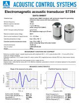 Electromagnetic acoustic transducer S7394