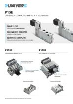 P15E Distributeurs COMPACT 15 mm - G1/8 et pour embase - 2