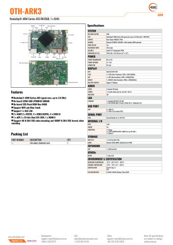 OTH-ARK3_Datasheet