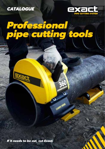 Professional pipe cutting tools