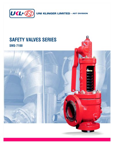 AST SMS-7100 Safety Valve for Steam Boiler