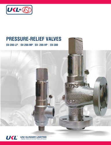 SV 200 & 300 Safety Relief Valve